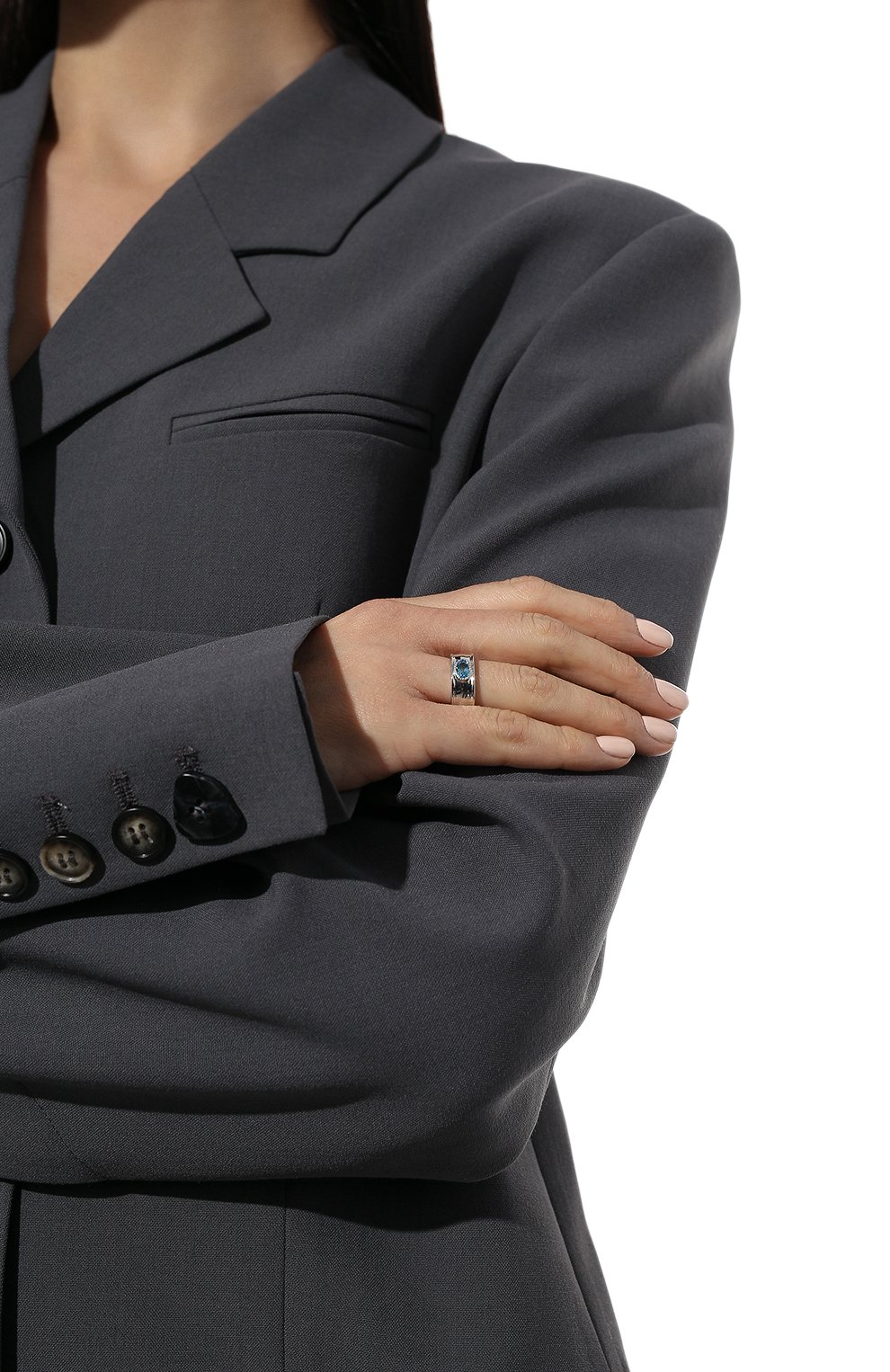 Кольцо с голубым топазом MOONKA, арт. an-r-tpz, фото 2