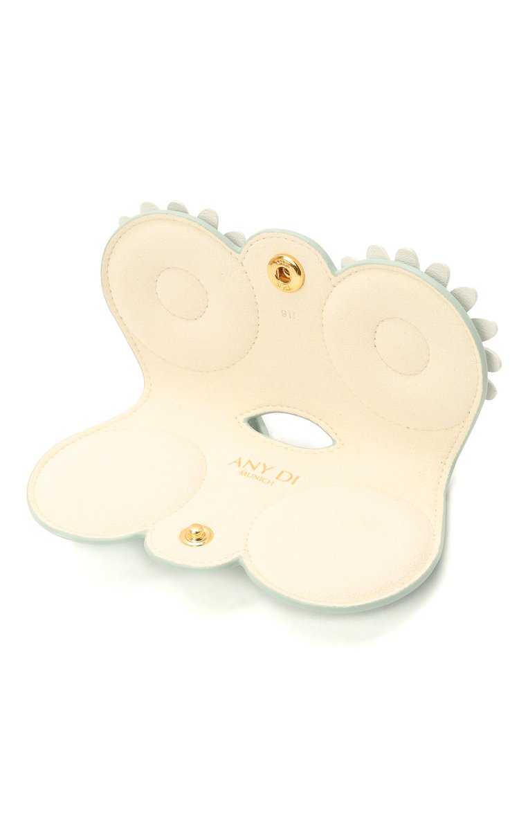 Женские кожаный футляр для очков ANY DI голубого цвета, арт. SP101602 DAISY | Фото 3 (Региональные ограничения белый список (Axapta Mercury): RU, Не проставлено; Материал: Натуральная кожа; Нос: Не проставлено)