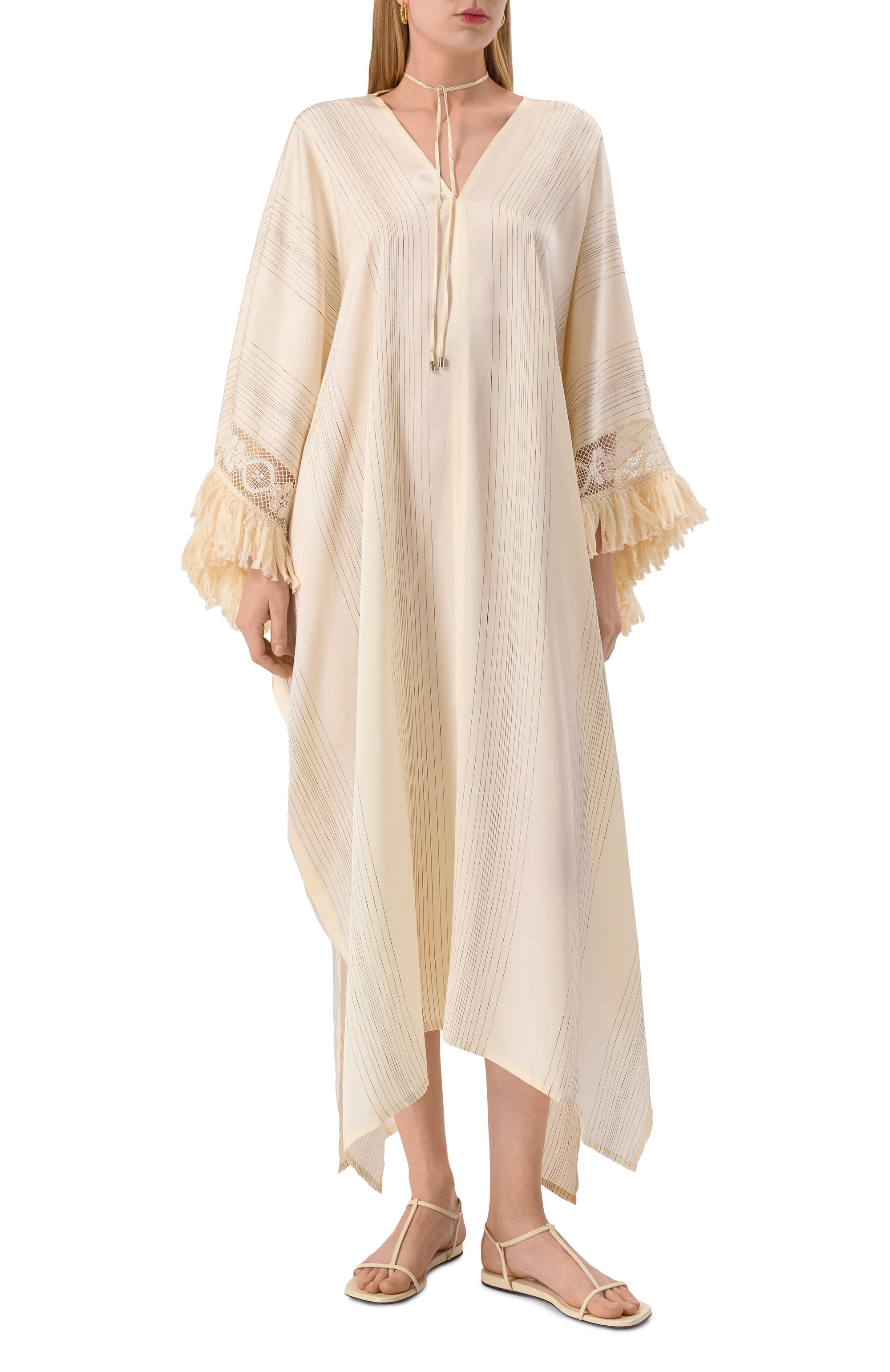 Туника из вискозы и шелка LORENA ANTONIAZZI, арт. R2575AB84A/4925, фото 3