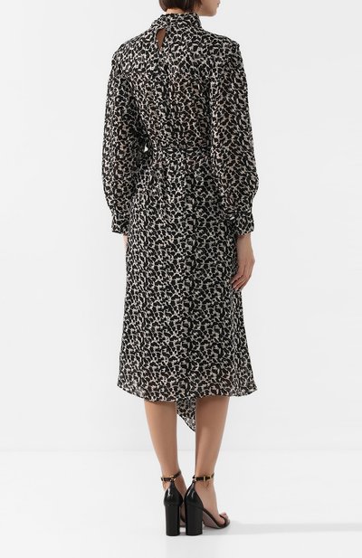 Платье из вискозы ISABEL MARANT черно-белого цвета по цене 140500 руб., арт. R01580-19H032I/JULINEA, фото 4 Платье из вискозы ISABEL MARANT, арт. R01580-19H032I/JULINEA, фото 4