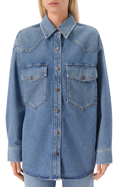 Джинсовая рубашка AGOLDE, арт. A7357B1463, фото 3