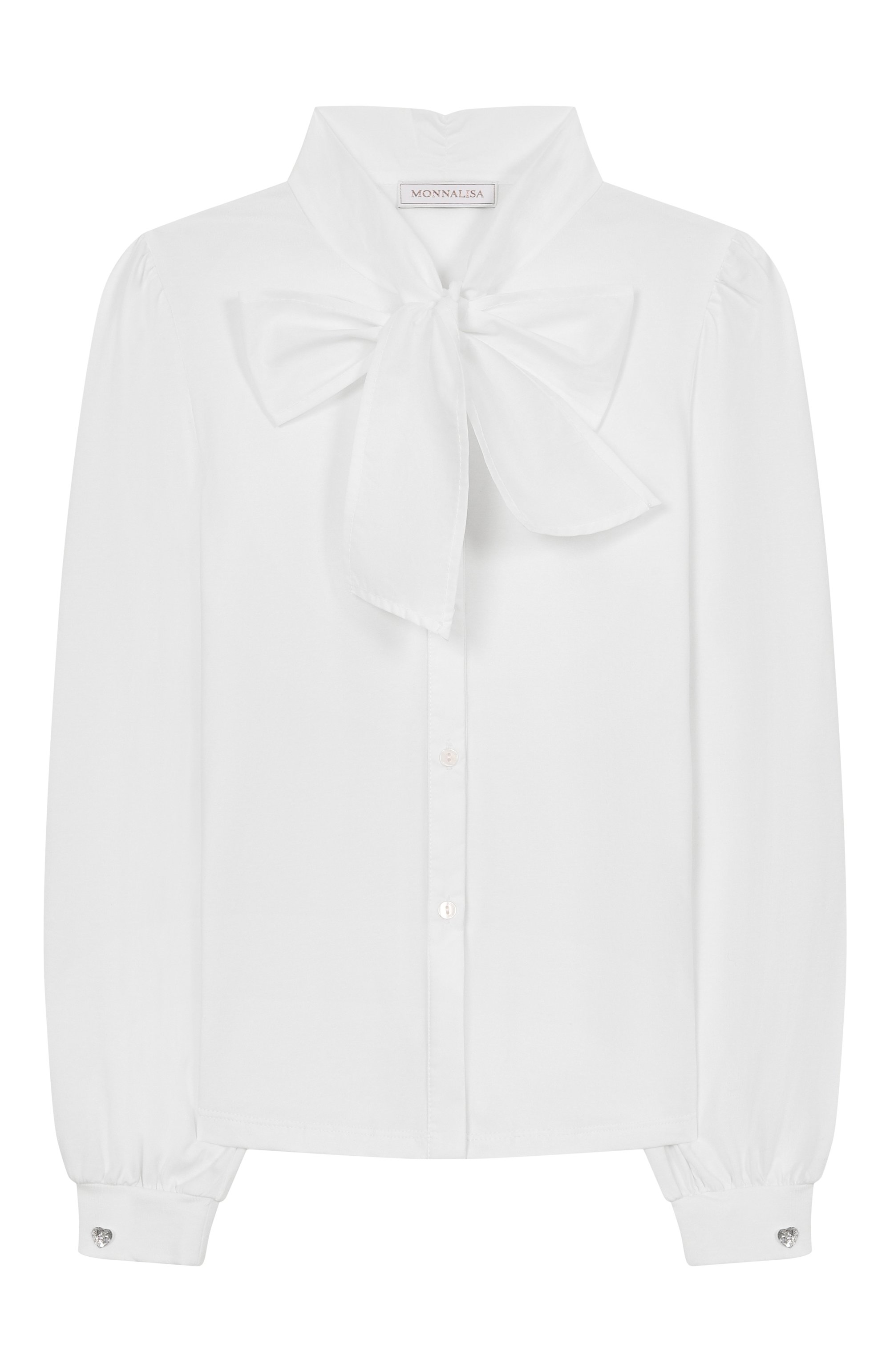 Хлопковая блузка MONNALISA, арт. 18FIOC, фото 1