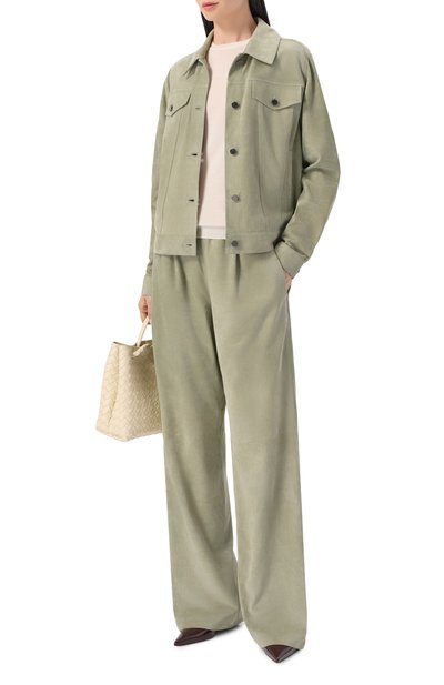 Замшевые брюки MVST, арт. M26.2PW.L909/L010 SUEDE, фото 2