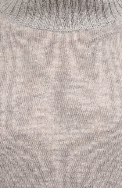 Кашемировый свитер ALLUDE светло-серого цвета по цене 48800 руб., арт. 215/11175, фото 5 Кашемировый свитер ALLUDE, арт. 215/11175, фото 5