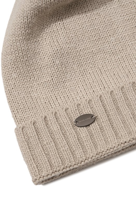Шапка из кашемира и шелка Black Sable BS-47CC15 Бежевый  BS-47CC15 Фото 3