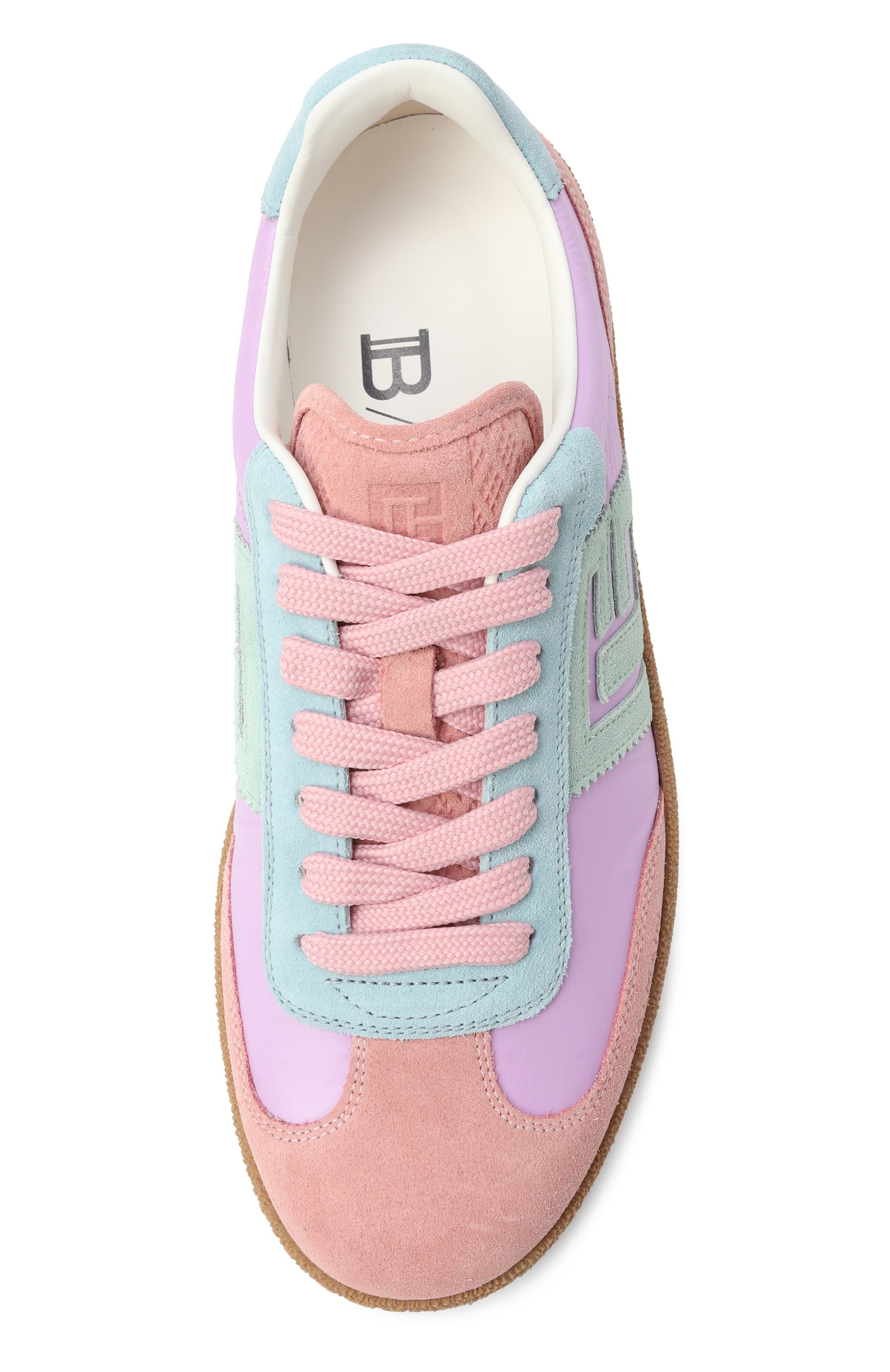 Комбинированные кеды swan BALMAIN, арт. FN1VI735/TP0Y, фото 6