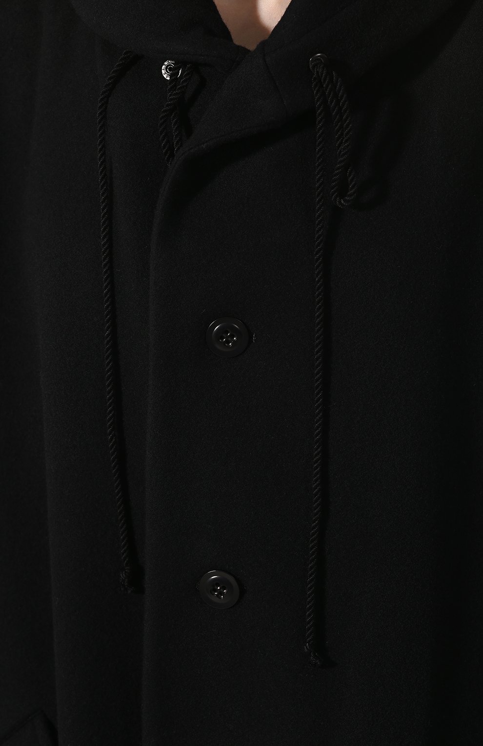 Шерстяное пальто YOHJI YAMAMOTO, арт. YC-C01-105, фото 5