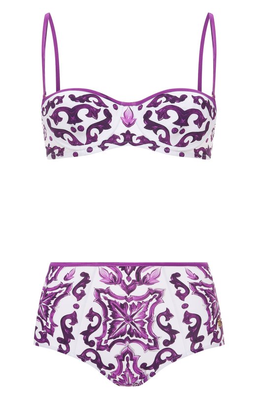 Раздельный купальник Dolce & Gabbana 08A27J/0N019 Фиолетовый 08A27J/0N019