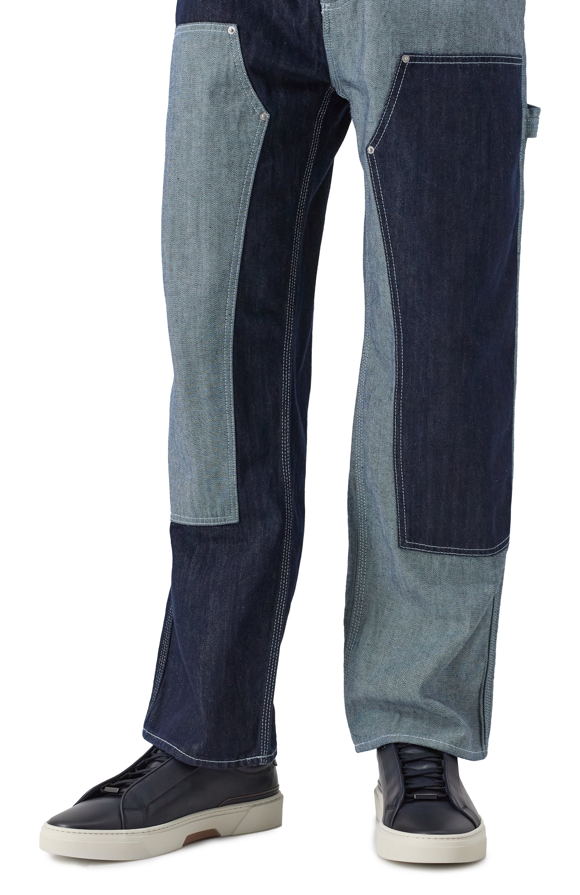 Кожаные кеды gary BOSS, арт. 50536619, фото 3