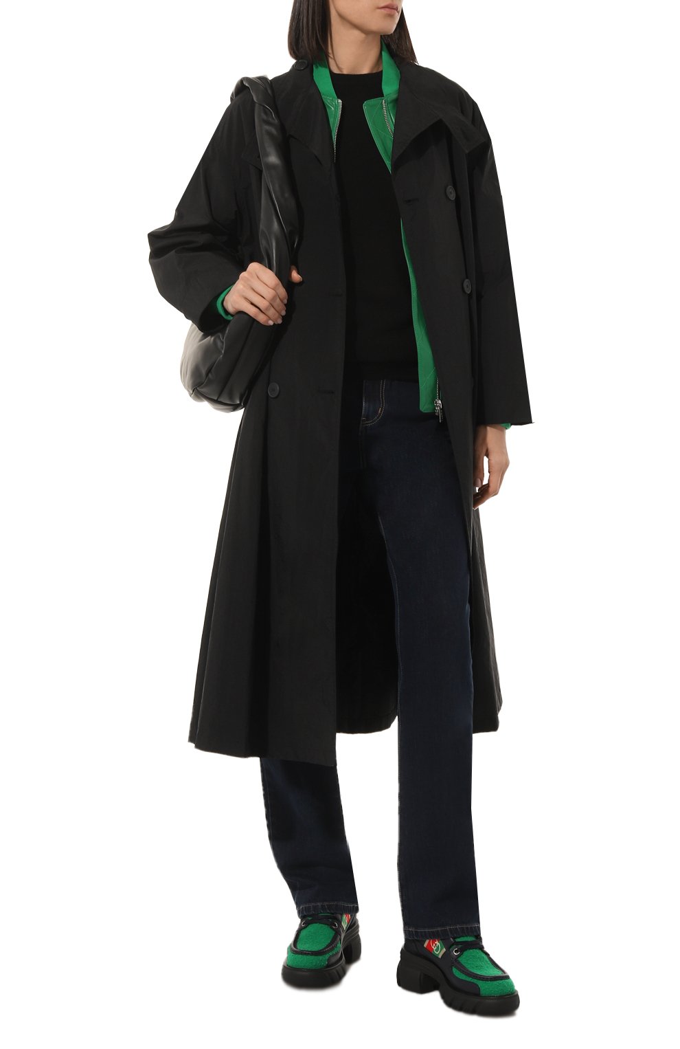 Комбинированные ботинки romance GUCCI, арт. 681769 DTNK0, фото 2