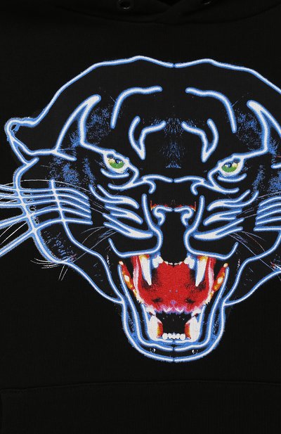 Хлопковое худи MARCELO BURLON KIDS OF MILAN, арт. 20E/B/MB/2102/0020/8-14Y, фото 3