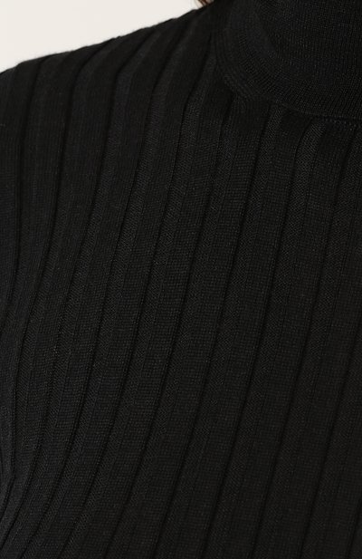 Водолазка фактурной вязки из смеси шелка и шерсти с кашемиром GUCCI, арт. 467680/X9A09, фото 5