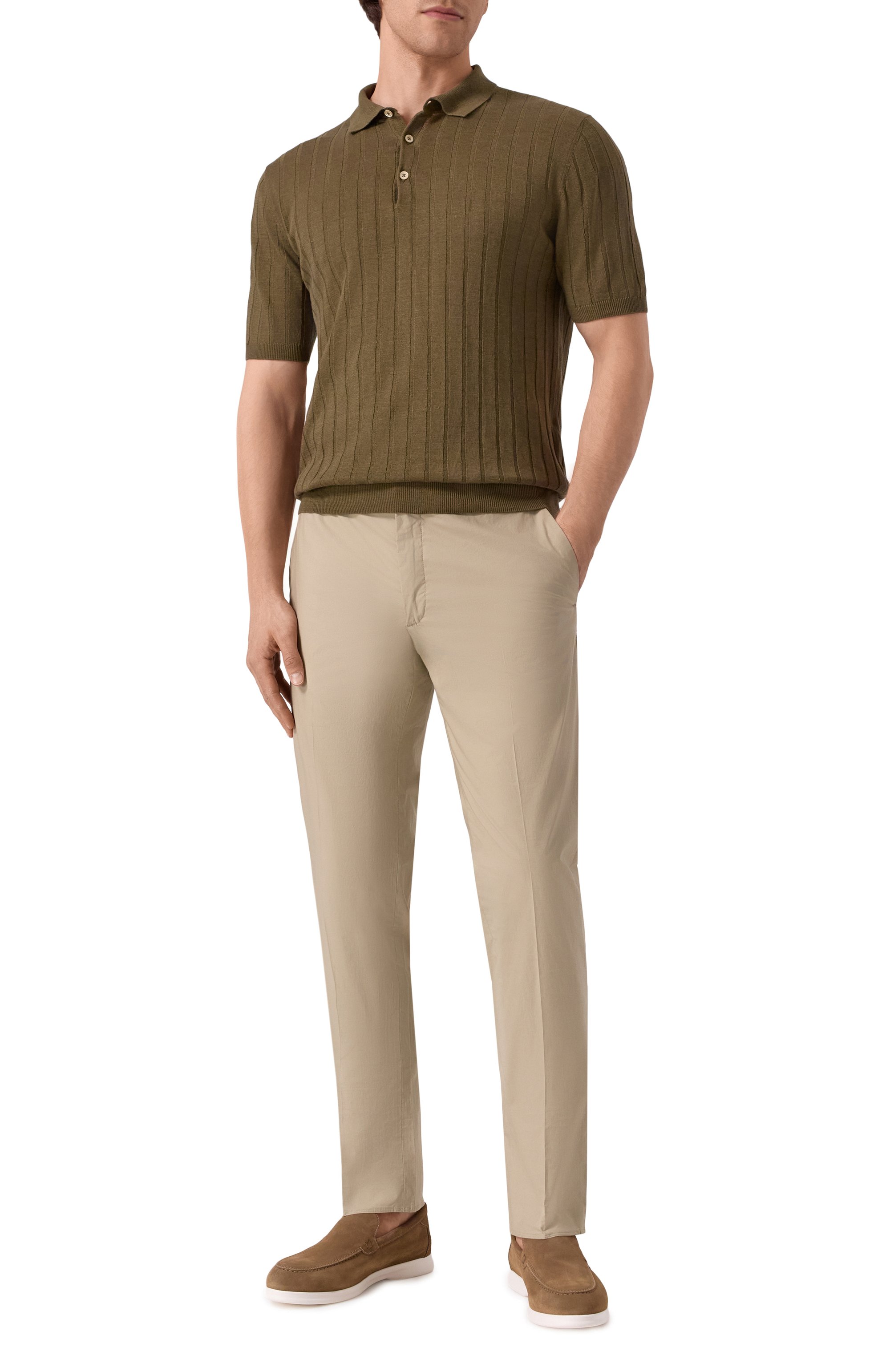 Поло изо льна и хлопка BOGLIOLI, арт. 91303/SB5808, фото 2