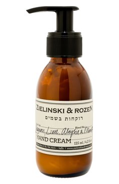 Крем для рук лимон, лайм, алоизия, мята (125ml) ZIELINSKI&ROZEN бесцветного цвета, арт. 7290116445564 | Фото 1 (Назначение: Для рук; Косметика кросс-кт: Уход У; Региональные ограничения белый список (Axapta Mercury): Не проставлено; Нос: Не �проставлено; Тип продукта: Кремы)