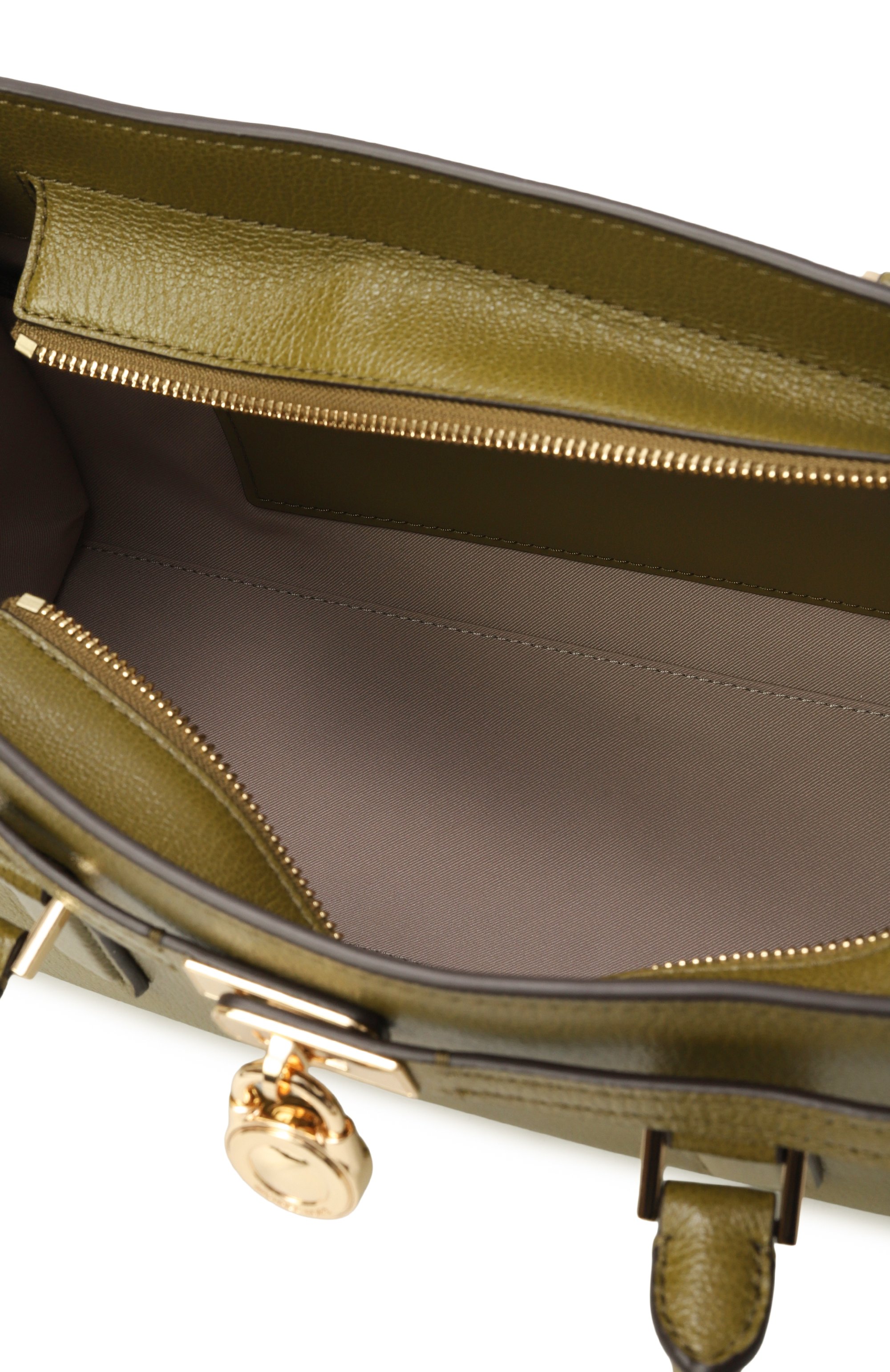 Сумка hamilton moderne small MICHAEL MICHAEL KORS хаки цвета по цене 33650 руб., арт. 30F5GHMT0L, фото 5 Сумка hamilton moderne small MICHAEL MICHAEL KORS, арт. 30F5GHMT0L, фото 5