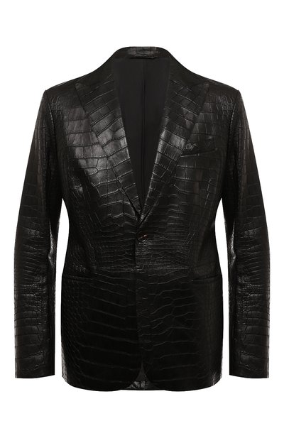 Пиджак из кожи крокодила GIORGIO ARMANI, арт. RSG05P/RSP10, фото 1