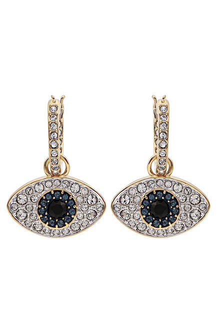 Женские серьги symbolica SWAROVSKI золотого цвета, арт. 5692163 | Фото 1 (Материал сплава: Проставлено; Нос: Не проставлено; Материал: Кристаллы, Металл)
