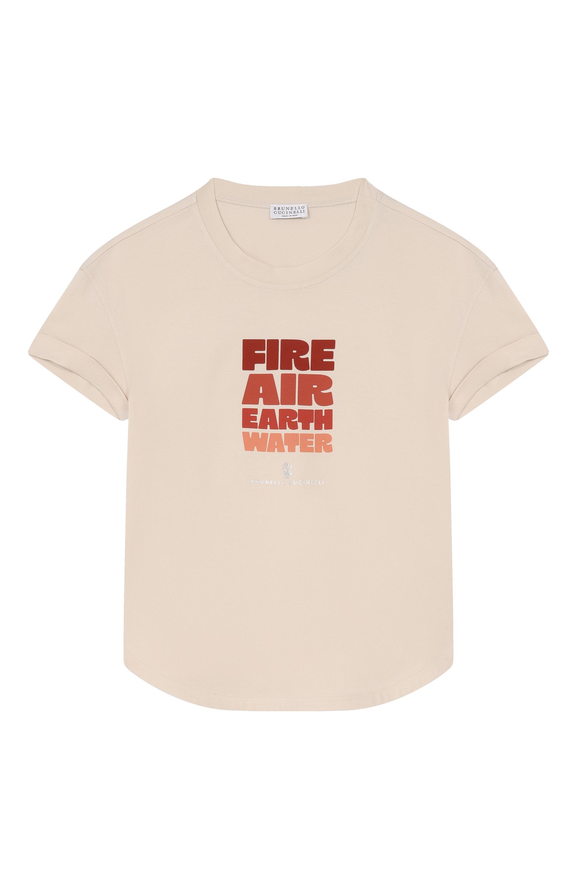 Хлопковая футболка BRUNELLO CUCINELLI, арт. B0T81T485A, фото 1
