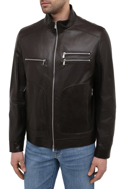 Кожаная куртка BRUNELLO CUCINELLI, арт. MPSAT1817, фото 3