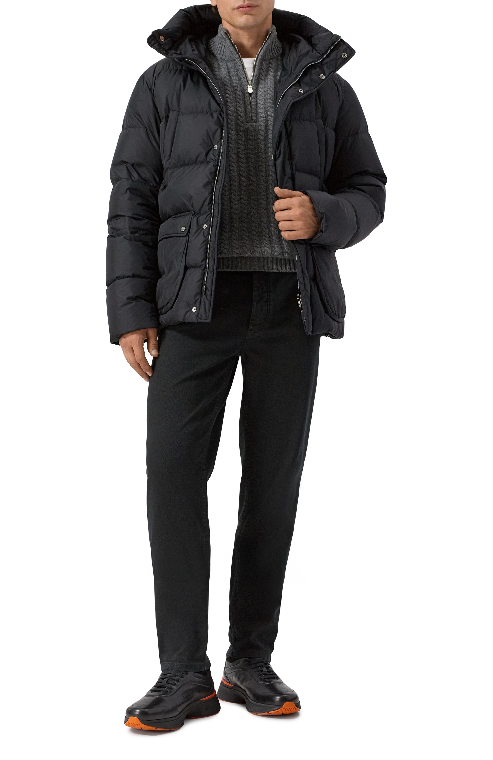 Кожаные кроссовки bounce SANTONI, арт. MBBG22070NEAP0IL, фото 2