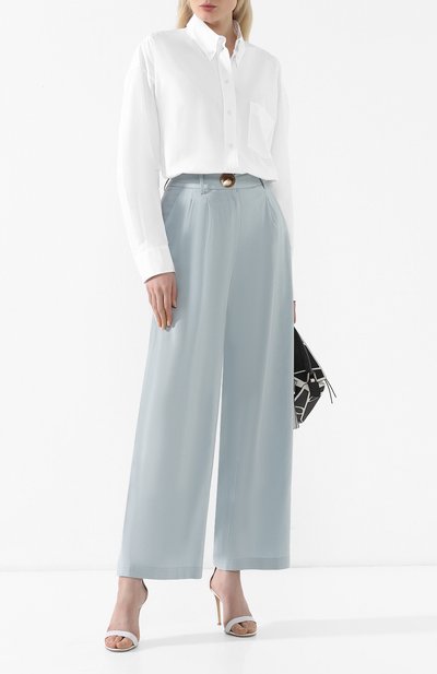 Хлопковая рубашка VICTORIA BECKHAM, арт. SH 0VR 1734D PSS19 C0TT0N P0PLIN, фото 2