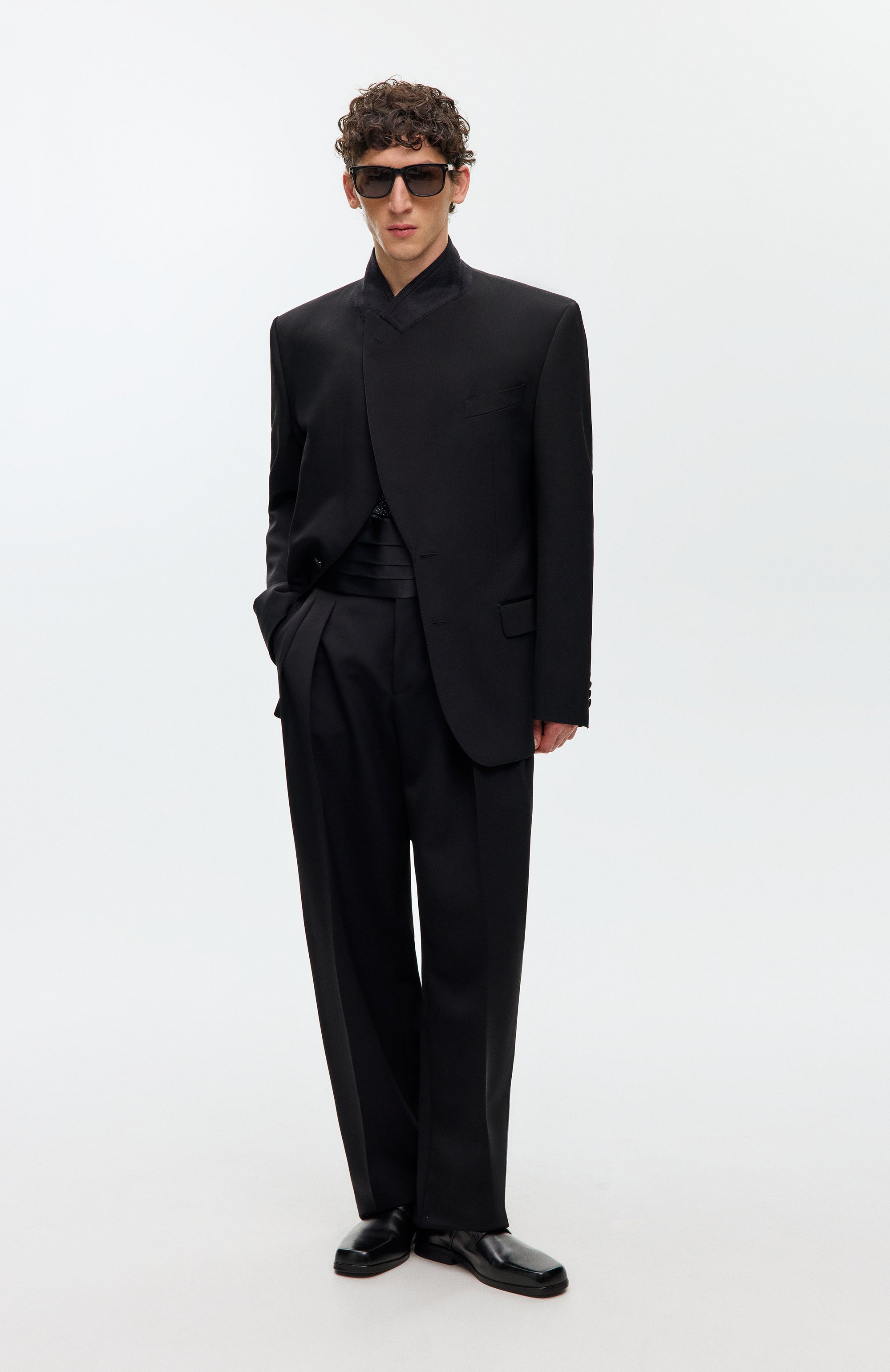 Шерстяные брюки DOLCE & GABBANA, арт. GP166T/FU21E, фото 6