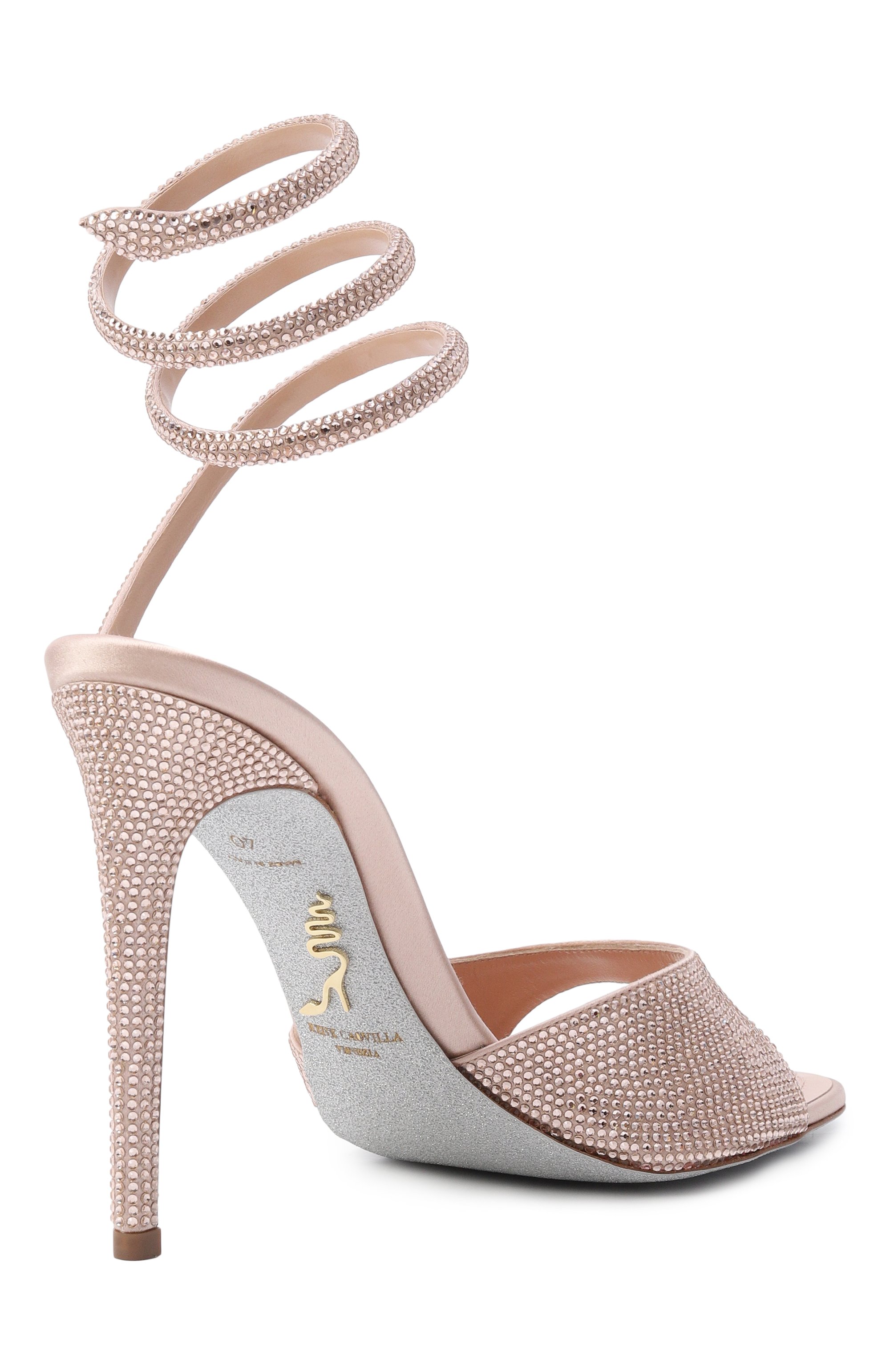 Текстильные босоножки audrey 105 RENE CAOVILLA, арт. C12608-105/R001, фото 5