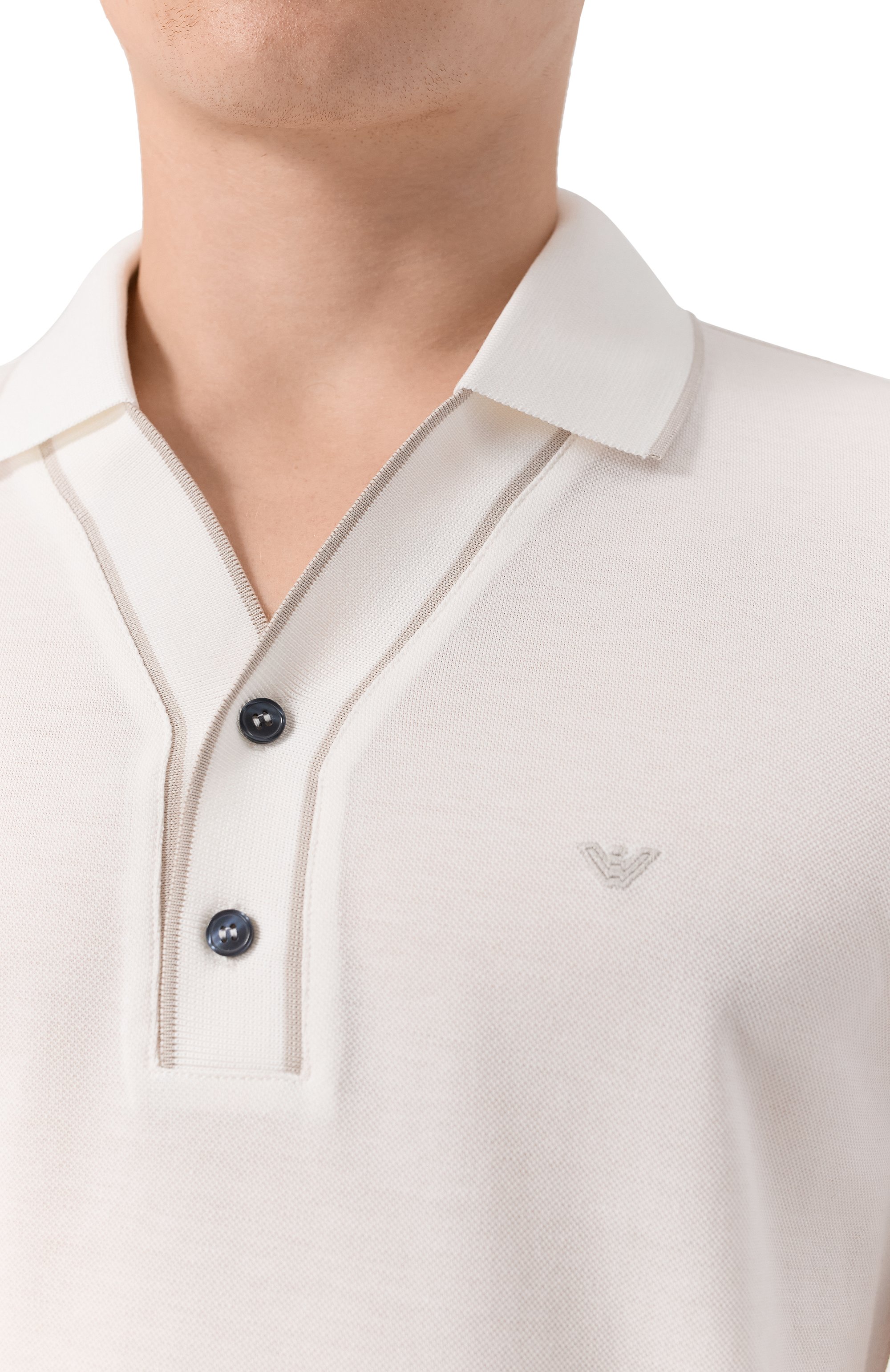 Хлопковое поло EMPORIO ARMANI, арт. EM002119/AF12955, фото 5