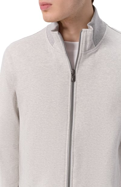 Хлопковая толстовка CAPOBIANCO, арт. 20M460.JC00., фото 5