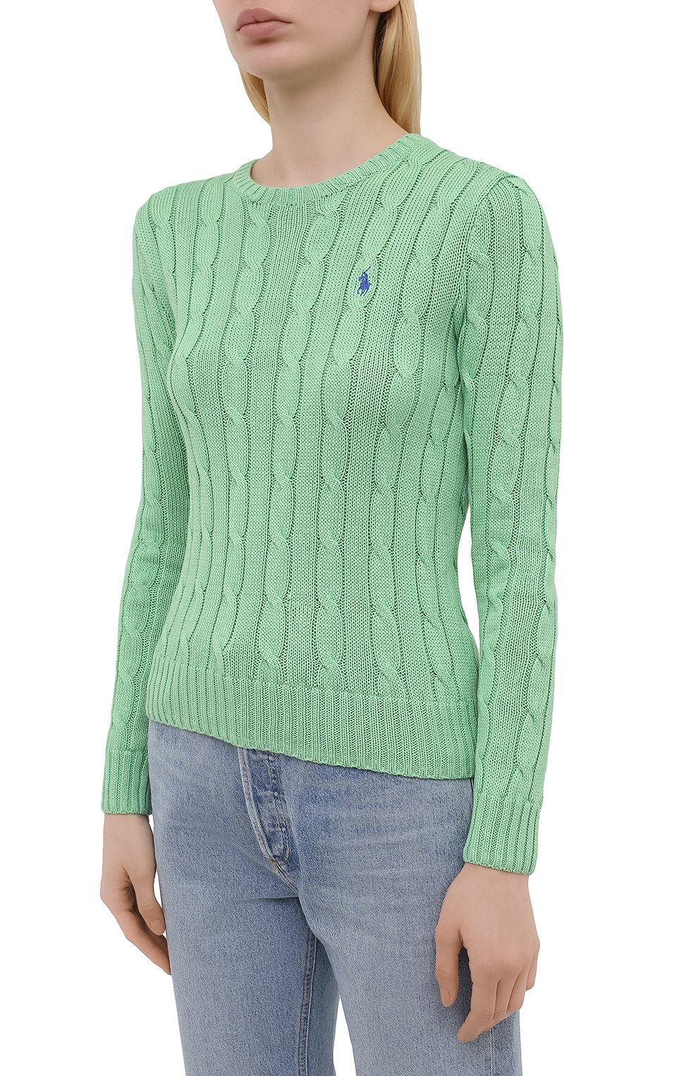 Хлопковый пуловер POLO RALPH LAUREN, арт. 211580009, фото 3
