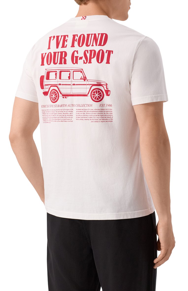 Хлопковая футболка MC2 SAINT BARTH, арт. STBM TSHIRT MAN/02390H, фото 1