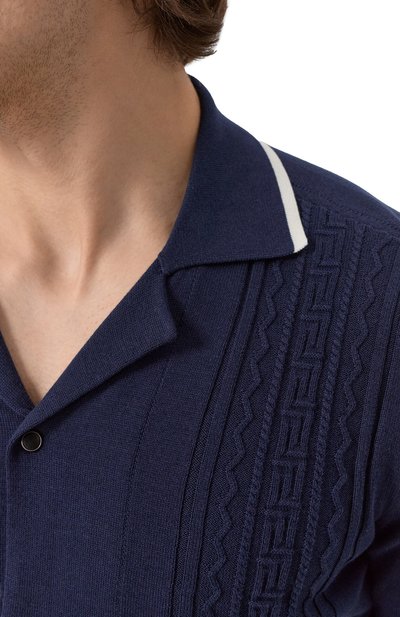 Хлопковая рубашка BRUNELLO CUCINELLI, арт. M29203415, фото 5