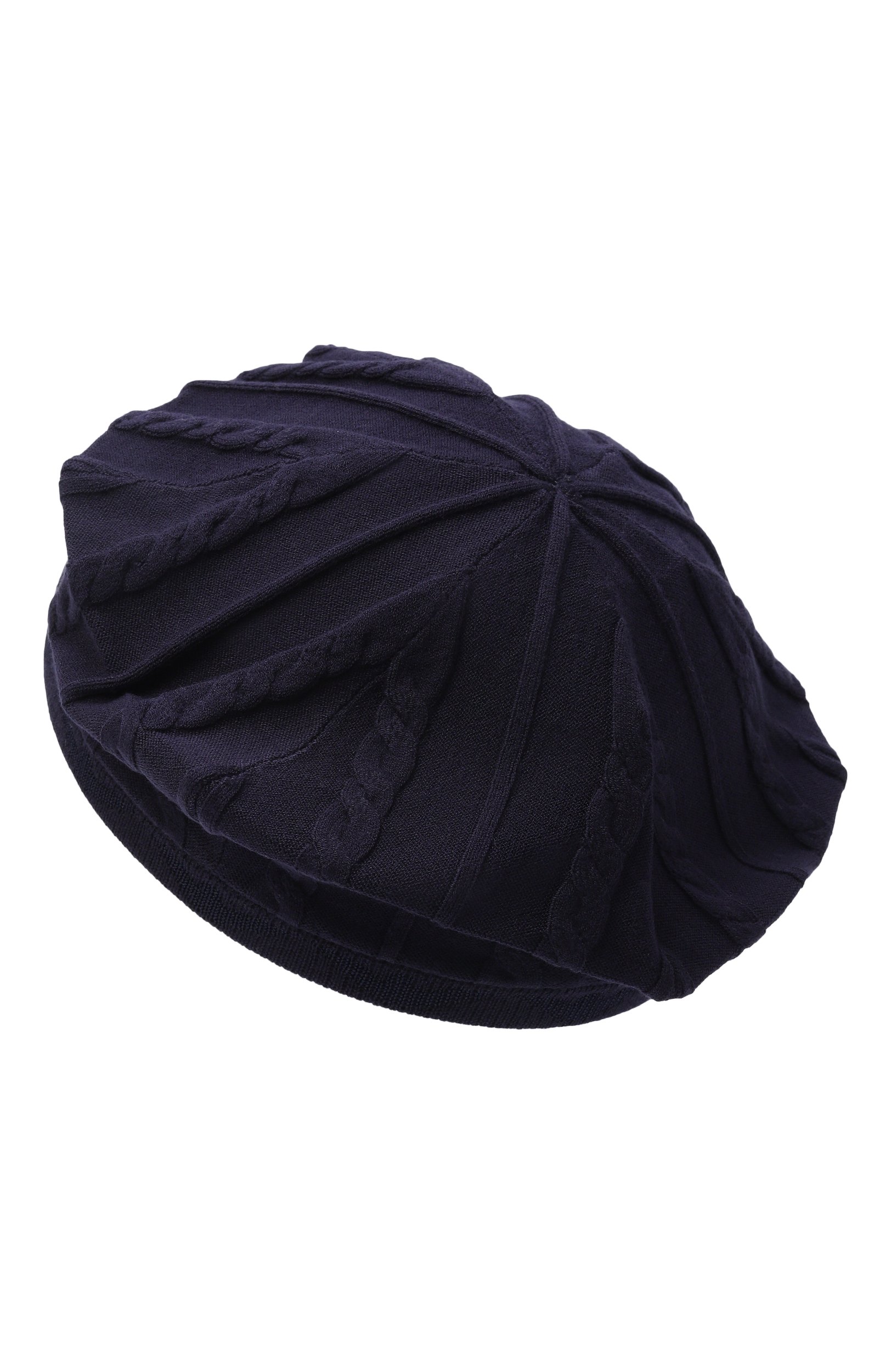 Берет из вискозы EMPORIO ARMANI темно-синего цвета по цене 7995 руб., арт. EG001020/AF27658, фото 2 Берет из вискозы EMPORIO ARMANI, арт. EG001020/AF27658, фото 2