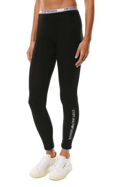 Хлопковые легинсы EMPORIO ARMANI, арт. 164568/2R227, фото 3