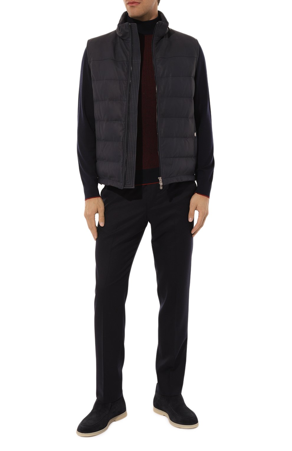 Водолазка из шерсти и шелка STEFANO RICCI темно-синего цвета по цене 127500 руб., арт. KE06007AM1/E24303, фото 2 Водолазка из шерсти и шелка STEFANO RICCI, арт. KE06007AM1/E24303, фото 2