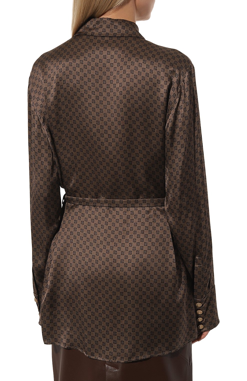  Блузка из вискозы BALMAIN, арт. BF0HS270VD98, фото 4