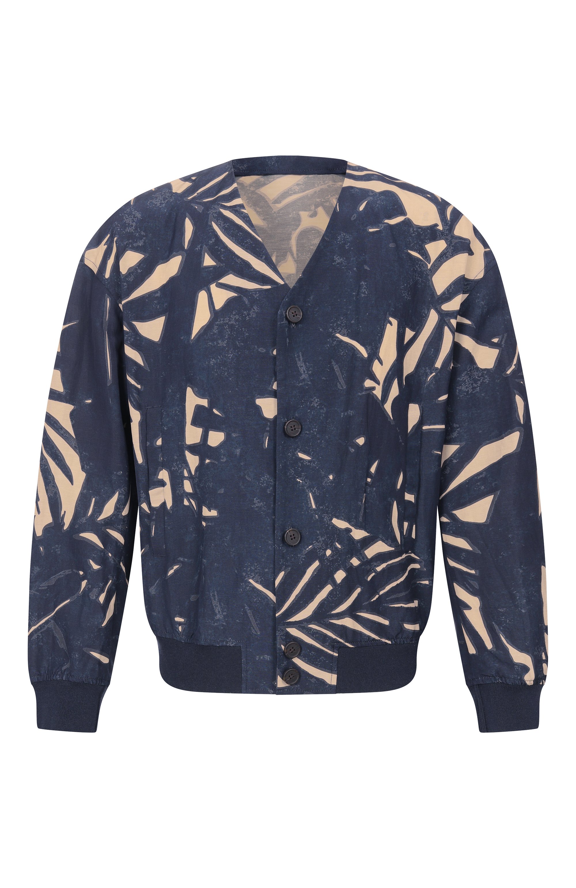 Бомбер из вискозы и льна EMPORIO ARMANI, арт. EM005486/AF13812, фото 1