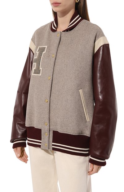 Комбинированный бомбер HALFBOY, арт. HFW241WLBB008, фото 3