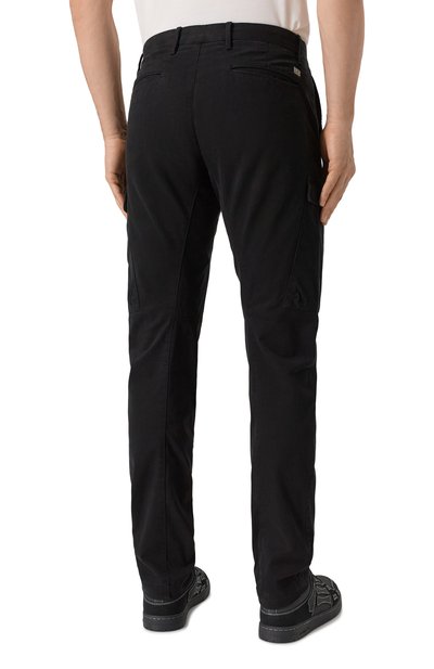 Хлопковые брюки-карго C.P. COMPANY черного цвета по цене 30800 руб., арт. 19CMPA068A005529G, фото 4 Хлопковые брюки-карго C.P. COMPANY, арт. 19CMPA068A005529G, фото 4