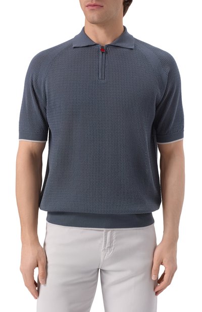 Хлопковое поло KITON, арт. UMK064903, фото 3