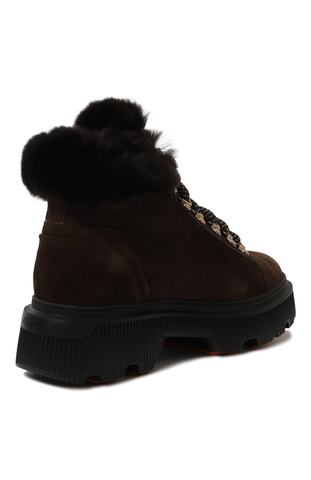 Замшевые ботинки SANTONI, арт. WTHG71316GA2AHSY, фото 5