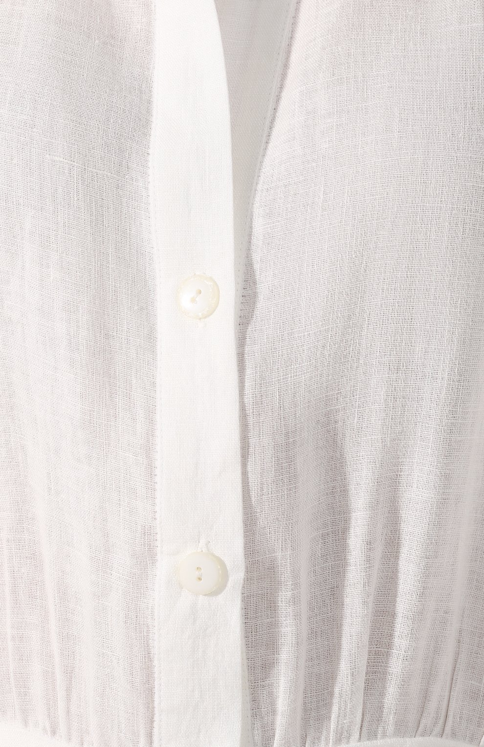 Льняное платье A MERE CO белого цвета по цене 59950 руб., арт. AMC-R20-G4-51, фото 5 Льняное платье A MERE CO, арт. AMC-R20-G4-51, фото 5