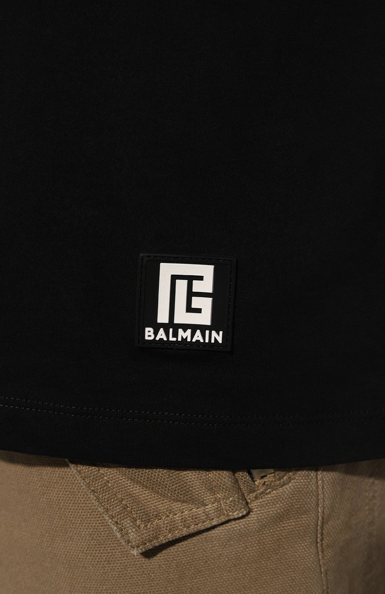 Хлопковая футболка BALMAIN, арт. AH1EG010BB16, фото 1