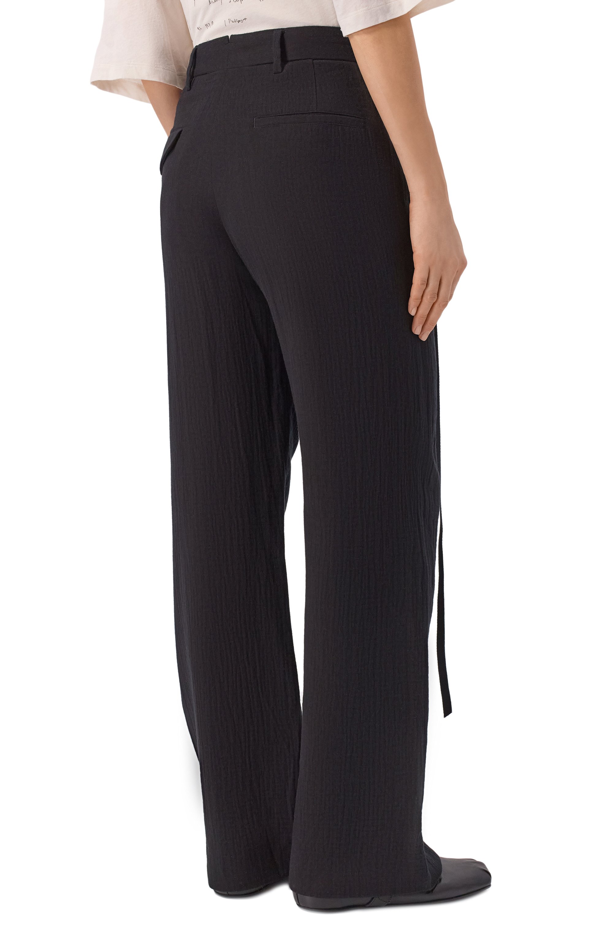 Хлопковые брюки ANN DEMEULEMEESTER, арт. B0010192/FA718, фото 4