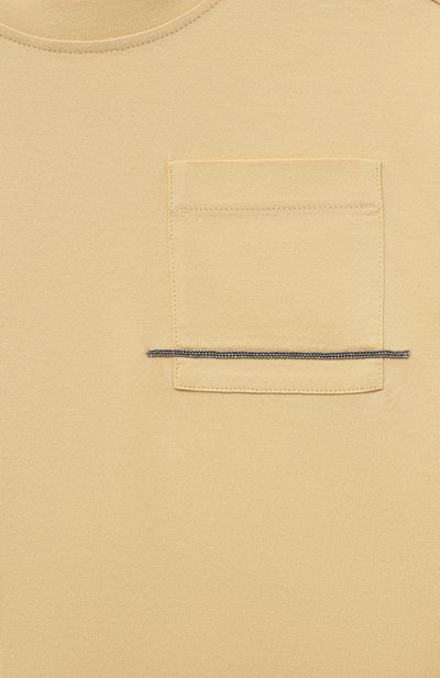 Хлопковая футболка BRUNELLO CUCINELLI, арт. B0T81T287B, фото 3