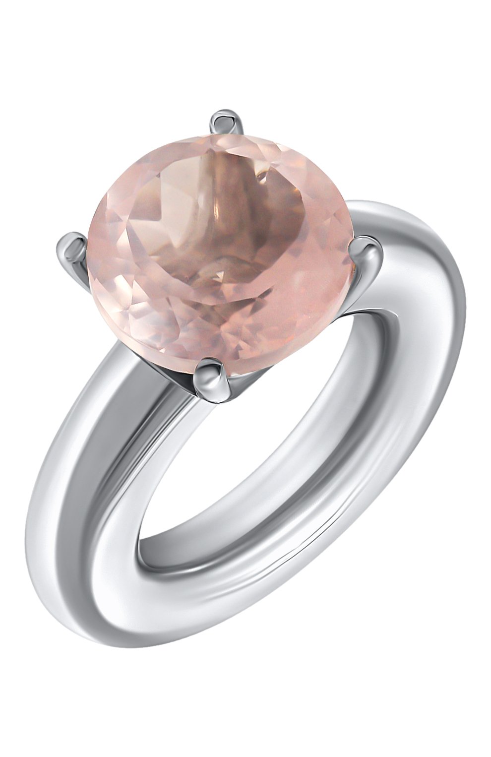 Кольцо cartoon ring с розовым кварцем MOONKA, арт. cr-r-qrz, ф�ото 3