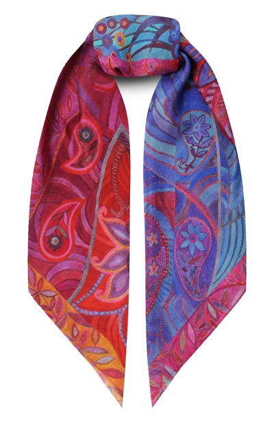 Женский шелковый платок восточный орнамент GOURJI, арт. 91126737/4151172