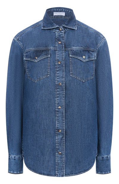 Женская джинсовая рубашка BRUNELLO CUCINELLI, арт. MH192NL626