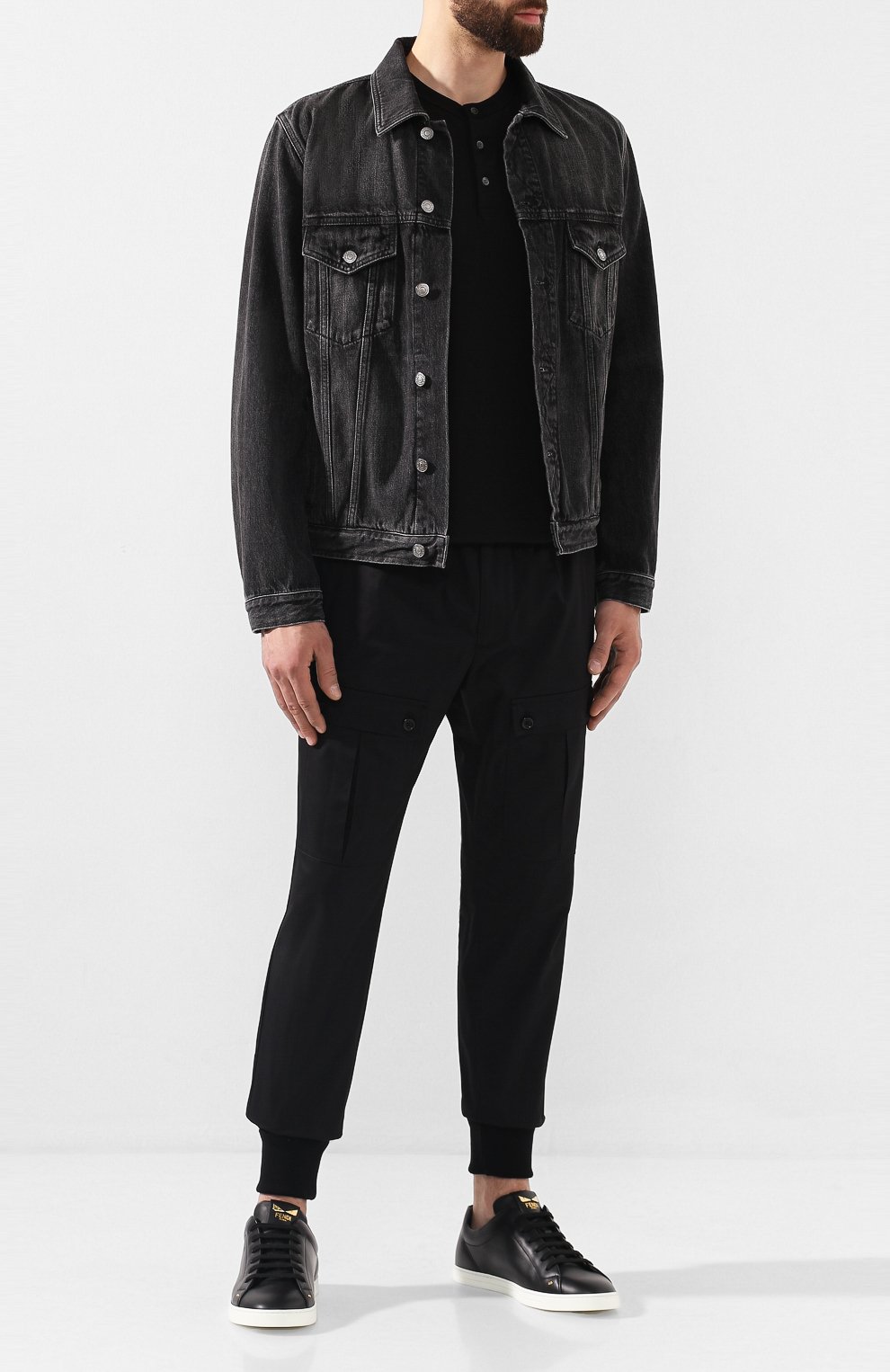 Хлопковые джоггеры DOLCE & GABBANA, арт. GYVLET/FUFIS, фото 2