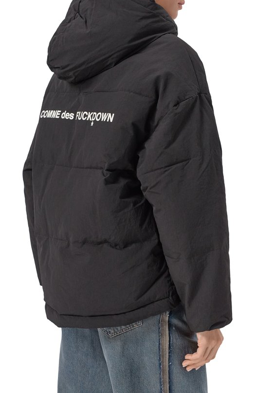 Пуховик Comme des Fuckdown CFABW01350 Чёрный  CFABW01350 Фото 4
